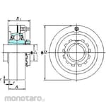 FYH UKC Cartridge Type (Tapered Hole)