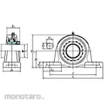 FYH UKP Pillow Type (Tapered Hole) (Bearing Duduk)