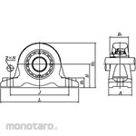 NTN Bearing Unit Thick Pillow Type Unit
