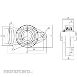 NTN Deformation Diamond Flange Type Oil-Free Type