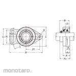 NTN Deformed Cogged Flange Type Unit Lubrication Type