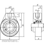 NTN Hanger Type Oil Supply Type