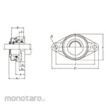 NTN Horizontal Flange Type Unit Lubrication Type