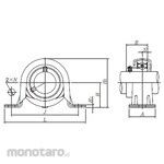 NTN Pillow type / Cylindrical hole type Set screw type + ASPP type