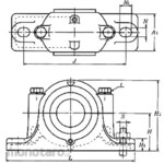 NTN Plummer Block Split Type SN5 Standard Type (Mounted Bearing)