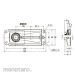 NTN Stretcher Unit Steel Plate Mini Type (Take-Up Bearing)