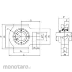 NTN Take-Up Unit Oil-Free Type (Take-Up Bearing)