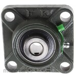 RS PRO Bearing Unit, 4 Holes, 15mm