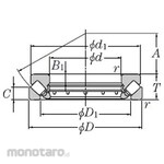 NTN Thrust self-aligning roller bearing +29200 type