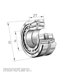 FAG Tapered Roller Bearing 32230-XL-DF-A280-330 (Laher Tirus)