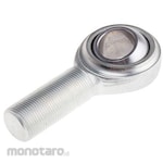 RS PRO M22x1.5 Male Steel Rod End, Bore 22mm, Overall Length 109mm, Metric Thread Standard Male