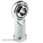 RS PRO M16x2 Female Steel Rod End, Bore 16mm, Overall Length 83mm, Metric Thread Standard Female