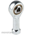 RS PRO M3x0.5 Female Steel Rod End, Bore 3mm, Overall Length 27mm, Metric Thread Standard Female