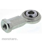 RS PRO M5x0.8 Female Steel Rod End, Bore 5mm, Overall Length 35mm, Metric Thread Standard Female