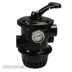 Emaux 1.5 inch 6-Way Top Mount Valve Only