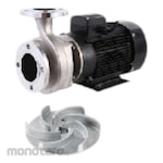 Shimge Pump Submersible Sewage Stainless Steel Semi Open (Pompa Celup Limbah/Air Kotor)