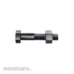 HAFAS Hex Bolt Nut Mild Steel Hexagonal UNC Half Thread (Baut Mur Hexagonal)