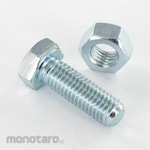 Non Brand Hex Bolt Nut M4 (Baut Mur Hexagonal)
