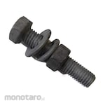 Non Brand Hex Bolt Nut Steel 8.8 Set Full Thread Flat Washer with Ring (Baut Mur Hexagonal)