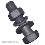 Non Brand Hex Bolt Nut Steel 8.8 Set Half Thread Flat Ring with Ring (Baut Mur Hexagonal)