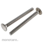 RS PRO Plain Stainless Steel Coach Bolt
