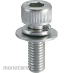 TRUSCO Stainless Steel Hexagon Socket Head Cap Bolt with Washer
