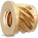 Tokai Trading Heat Set Insert Flange Fb Brass Cadmium-Free (Mur Tanam)