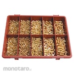 Qualfast METRIC SLOTTED Countersunk Machine SCREWKIT BRASS