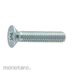 TRUSCO Flat Head Machine Screw Trivalent Chromate All Type (Baut JF / Kepala Rata)