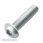 TRUSCO Triangular Button Bolt (Stainless Steel)