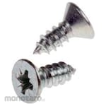 RS PRO Countersunk Head Tapping Screw Bright Zinc Plated Steel (Sekrup Kepala Datar)