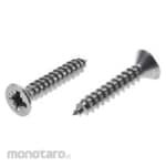RS PRO Countersunk Head Tapping Screw Plain Stainless Steel (Sekrup Kepala Datar)
