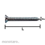 SMT Countersunk Oval Head Tapping Screw (Sekrup Kepala Datar)