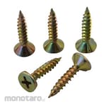 monotaro.id Flat Head Tapping Screw Yellow (Sekrup Kepala Datar)