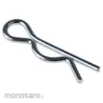 RS PRO Cotter Pin Bright Zinc Plated Steel Retaining Clip (Spipen / Pin Pengunci)