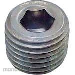 Gosho Hexagon Socket Head Taper Plug NPT Floating (S45C/Black Oxide Film) (Baut Penutup Drat)
