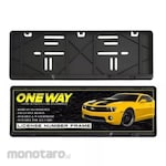ONE WAY License Plate Holder (Dudukan Plat Nomor Mobil)