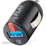 ELECOM Accessories Socket Car Charger Rapid Compact USB Port Quick Charge 3.0 Cigar (Pengisi Daya Mobil)