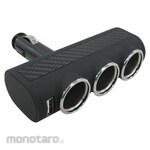 Procyon Accessories Socket Direct Triple with USB 12/24V 2.4A (Pengisi Daya Mobil)