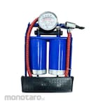 Sojipro Bicycle Foot Air Pump Double Tube (Pompa Angin Injak)