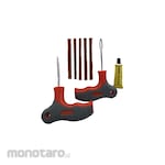 YS Tools Set Alat Tambal Tubeless ( + Lem + Sealer Cacing ) (Alat Perbaikan Ban)