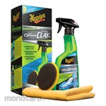 Meguiar's Car Body Cleaner Hybrid Ceramic Quik Clay Kit (Pembersih Bodi Mobil)