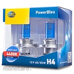 Hella Bohlam Halogen 4400K H4 Performance 12V 60/55W P43t 1pc