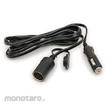 monotaro Cigarette Socket Extension Cable 2.8 M