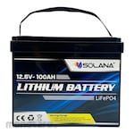 Solana Batteries Lithium Car Battery LiFePO4 (Aki Mobil Litium)