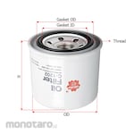 SAKURA Oil Filter Automotive for Daihatsu (Saringan Oli Kendaraan)