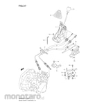 Suzuki Cable Assy Shift &Amp; Select