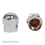 TECH Tire Valve Cap Metal Round Shape (Penutup Pentil Ban)