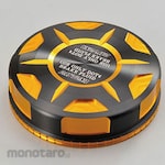 Daytona Master Cylinder Tank Cap [Nissin φ 59] Gold (Komponen Rem Motor)