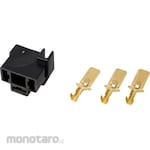 monotaro H4 Connector, Male & Terminal Set